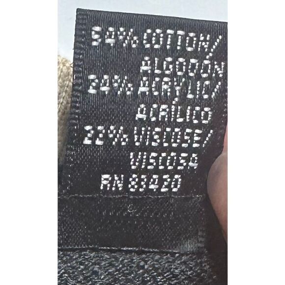 Women's August Silk Size Small (S) Black and Tan Sweater - Picture 4 of 5